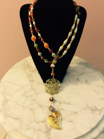 Rosary Neckace/ Collar Tipo Rosario