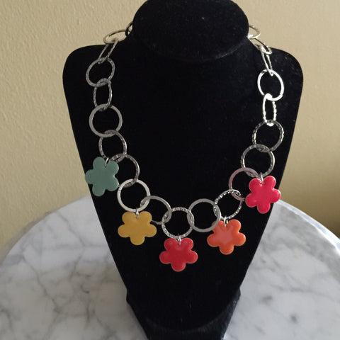 Multi Flower Necklace