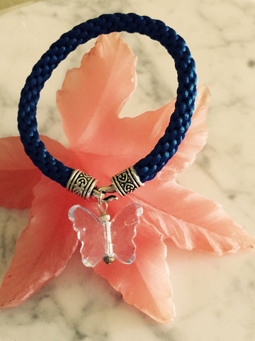 Butterfly Cord Bracelet