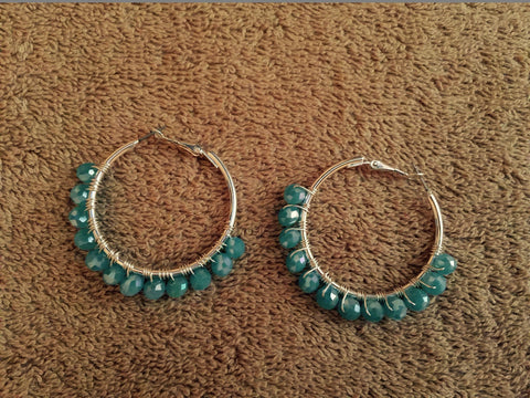 Turquoise Loop Earrings
